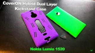 CoverON Dual Layer Kickstand Case - Nokia Lumia 1520