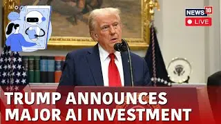 Trump LIVE | Trump Announces $500 Billion AI Investment In US | Donald Trump Makes Big Announcement