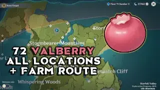 Valberry All Locations + Farm Route | GENSHIN IMPACT |