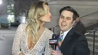 10 INCREDIBLE KISSING REPORTERS CAUGHT ON TV