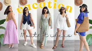 11 Vacation Outfit Ideas | Summer 2024 | Tropical & Beach Vacation Fits