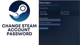 How to Change Password on Steam Account? Reset Steam Password on Pc | Steam Password Change