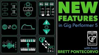 All of Gig Performer 5's New features Live on Backstage with Gig Performer