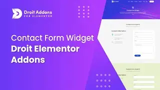 Contact Form 7 Widget | Droit Addons for Elementor
