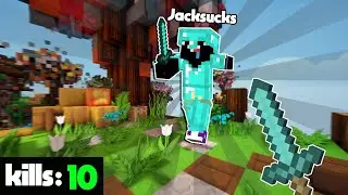 Minecraft bedrock skywars gameplay