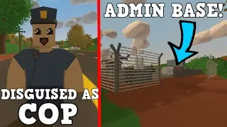 DISGUISED BASE RAID VS 4 ADMINS ON RP SERVER!!! - Unturned 3.0