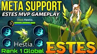 Holy Light will Grant Me Victory! Estes MVP Build - Top 1 Global Estes by Hestia. - Mobile Legends