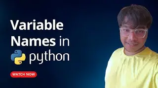 Variable Names in Python | Python For Beginners | 2023 | Python Soldiers