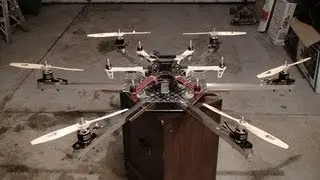 #2 Building The Giant Hexacopter - Movie Prop - Frame & Motor Mount Essembly