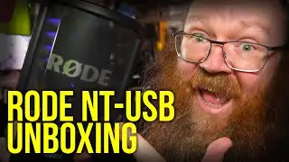 UNBOXING The Rode NT-USB desktop microphone for creators