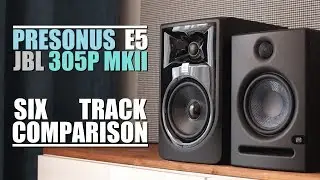 JBL 305P MKII vs PreSonus Eris E5  ||  6-Track Comparison