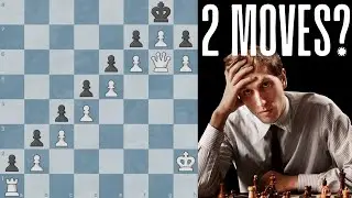 tricky 2 move checkmate to channel your inner Fischer