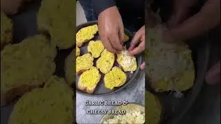 Garlic bread & cheesey bread #food #shortvideo #shorts