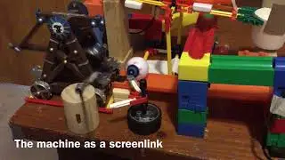 Rube Goldberg machine #7 (mini machine)