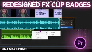 Redesigned FX Clip Badges in Premiere Pro 2024 New Update | Premiere Pro Tutorials