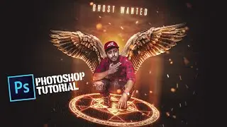 Ghost wanted photo manipulation - photoshop tutorial