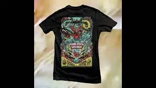 Joel Abad Pinball T-shirts for Punk Rock Holiday 2022