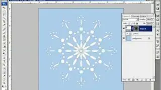 Photoshop - Repeating Pattern - Snowflake