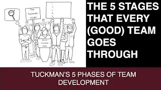 Tuckman's 5 Stages of Team Development (Forming, Storming, Norming, Performing, Re-forming)