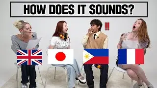 People Try to Guess British ONLY by pronunciation! (Japan, Philippines, France)