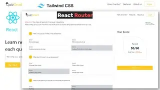 Make a QuizGard App and learn React JS, React Router Dom, Tailwind CSS