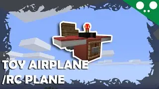 ✔ Minecraft - PS4 l How to make a Toy Airplane/RC airplane