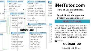 How to Create Database for Repair Shop Management System