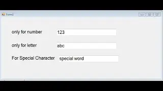 Text Box Numbers & Letter Character Allow Using  VB.Net