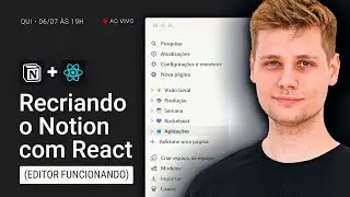 Recriando o Notion com React (editor funcionando!)