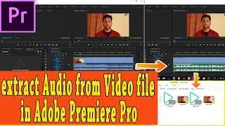 How to extract Audio from Video file in Adobe Premiere Pro