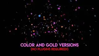 Confetti no Plugins-After Effects Template Videohive