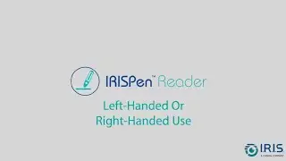 IRISPen Reader 8 - How to change the left-handed or right-handed use