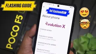 How To Flash CustomROM on POCO F5 🔥 (Check Description)