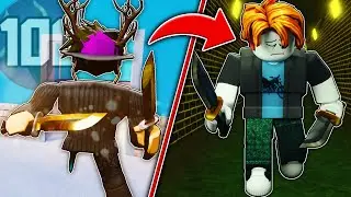JE ME FAIS PASSER POUR UN NOOB SUR MM2.. (Roblox)