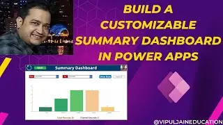 Build a customizable Summary Dashboard in Power Apps | Chart Control