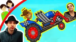 ПРоХоДиМеЦ и БолтушкА Проверяют ТРАКТОР! #395 - Игра Hill Climb 2