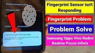 Fingerprint Sensor isn't Responding Problem | Samsung fingerprint sensor isn't responding