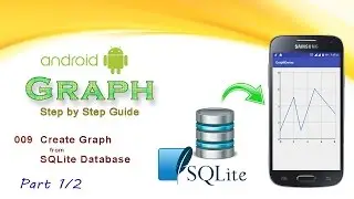 009 Create Graph from SQLite Database - 1/2 : Android Graph View tutorial