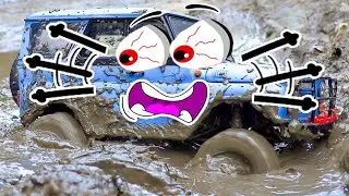 Land Rover and Mercedes Stuck in MUD in OFF Road Adventure | Doodles Life