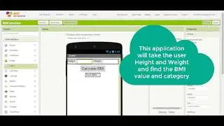 SUPER EASY!!! BMI Calculator App - App Inventor