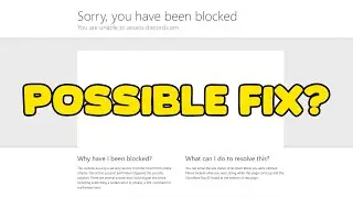 Unable To Access Discord | Discord Having Issues | Possible Fix? (Cloudflare Ban)