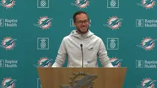 Head Coach Mike McDaniel meets with the media | Miami Dolphins