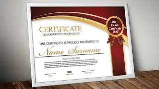 CorelDraw 2020 Tutorial - How to Design Certificate Template in Coreldraw