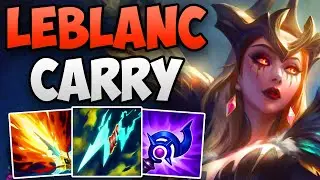 KOREAN CHALLENGER CARRIES WITH LEBLANC! | CHALLENGER LEBLANC MID GAMEPLAY | Patch 13.12 S13