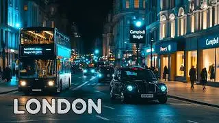 London Walk - UNSEEN Side of London's Oxford Street and Soho After Dark