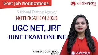 National Testing Agency Recruitment 2020 | UGC NET, JRF June Exam Online Form @Wisdom Jobs