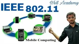 Wireless communication Lecture - -  IEEE 802.11 Architecture | Services (Eng-Hindi)