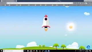 CSS - Flying Rocket Animation using Animation Property