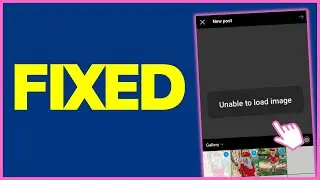 INSTAGRAM UNABLE TO LOAD IMAGE FROM GALLERY (2023) | Fix Unable to Load Image Instagram