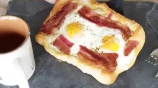 Fancy Bacon And Egg Crescent Squares